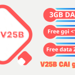 Đăng ký gói cước V25B Viettel có ngay 3GB, Free gọi thoại