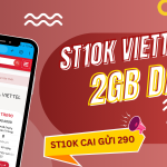 Đăng ký gói ST10K Viettel chỉ 10k có ngay 2GB data