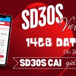 Đăng ký gói cước SD30S Viettel nhận ngay 14GB data chỉ với 30k/tuần