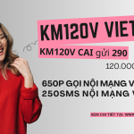 Đăng ký gói cước Km120V Viettel miễn phí gọi và nhắn tin 30 ngày